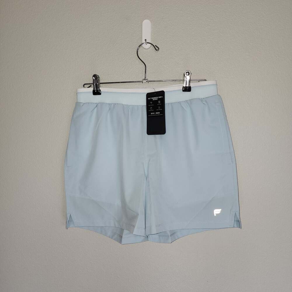 Fabletics The 5" Fundamental Short II (Unlined) Men's Size M - Light Blue